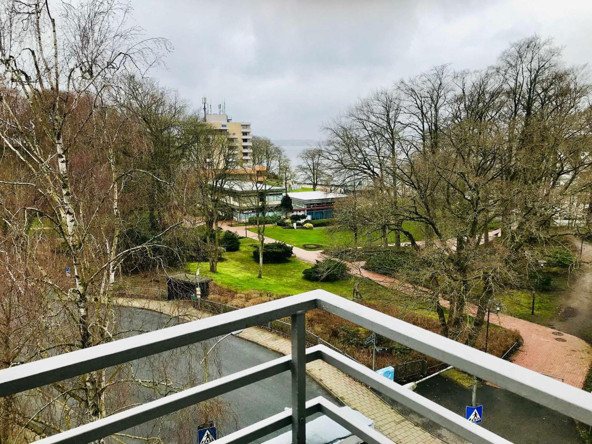 Ferienwohnung Skowronek Am Kurpark Glücksburg Exterior foto
